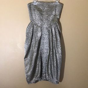 NWT, Indian brand: Anaya, Leopard tube dress, Sz L